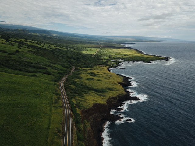 Routes des volcans hawaïens