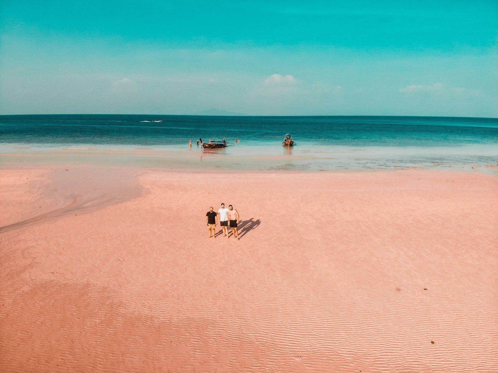 Plage rose