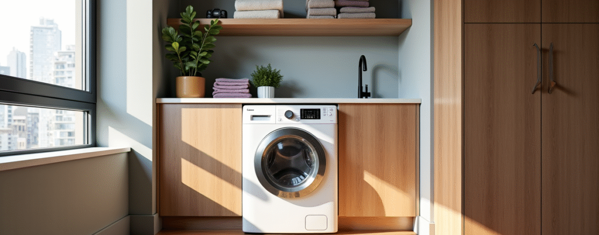 Créer une buanderie discrète même dans un logement de petite surface