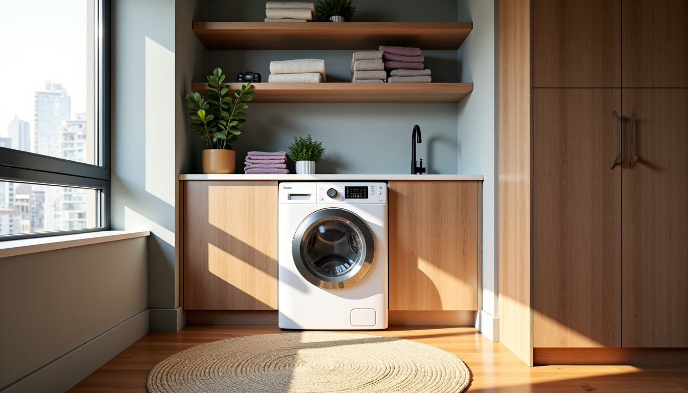 Créer une buanderie discrète même dans un logement de petite surface